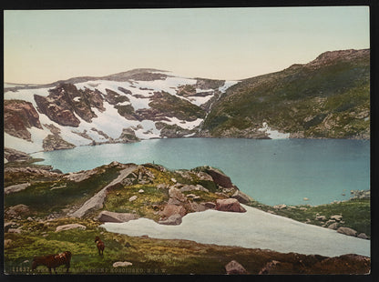 A picture of The Blue Lake, Mount Kosciusko, N.S.W.