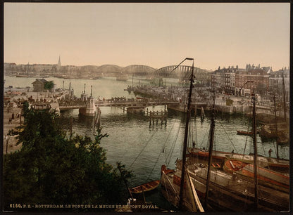 A picture of The Bridges of the Meuse, with Royal Bridge, Rotterdam, Holland