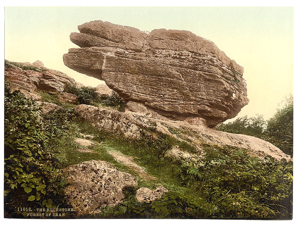 A picture of The Buckstone, Forest of Dean, England