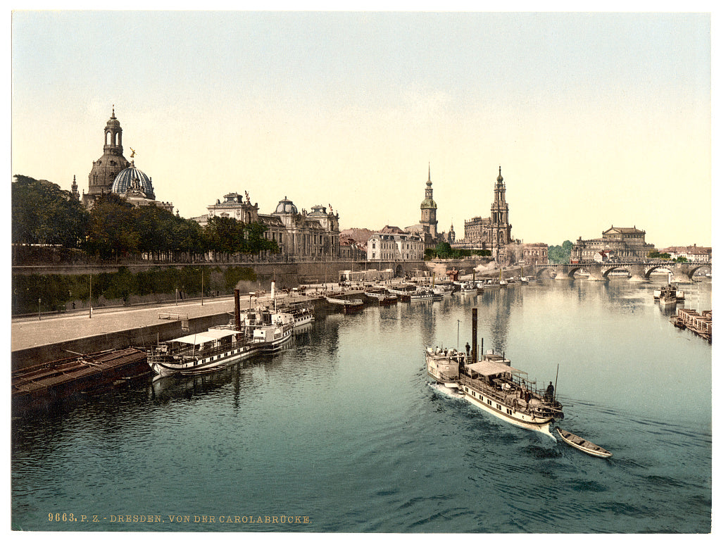 A picture of The Carola Bridge, Altstadt, Dresden, Saxony, Germany