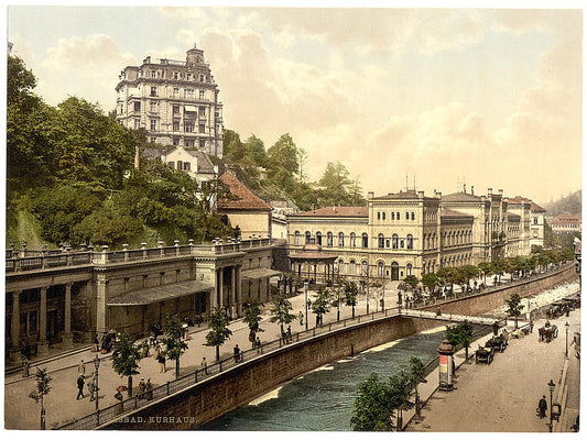 A picture of The casino, Carlsbad, Bohemia, Austro-Hungary