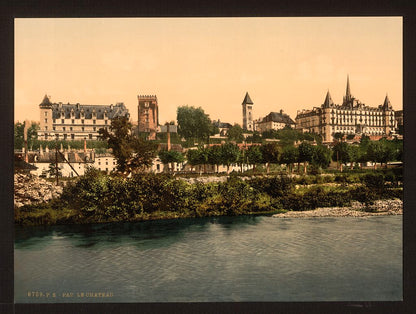 A picture of The castle from south front, Pau, Pyrenees, France