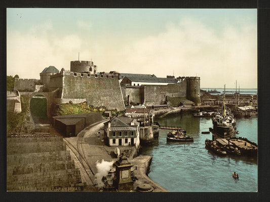 A picture of The Castle from swing bridge, Brest, France