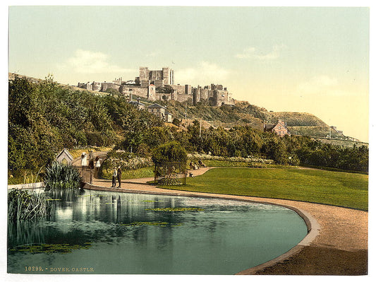 A picture of The castle from the park, Dover, England