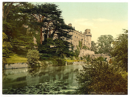 A picture of The castle from the river, Warwick, England