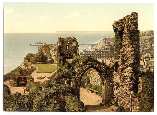 A picture of The castle, Hastings, England