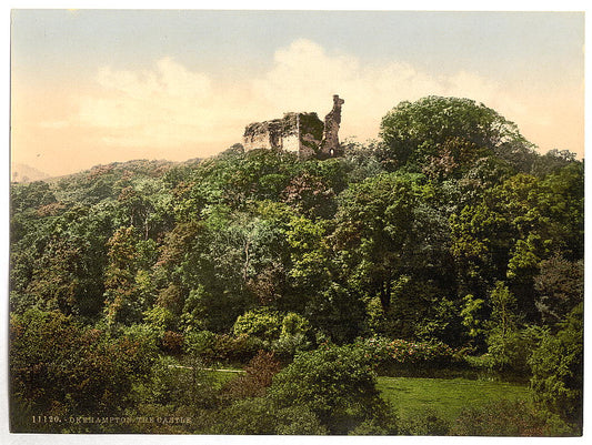 A picture of The castle, Okehampton, England