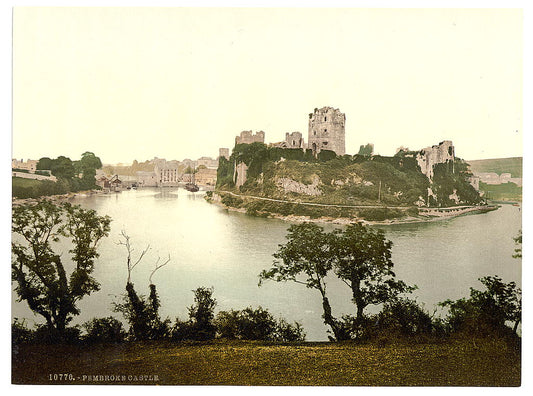 A picture of The castle, Pembroke, Wales