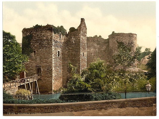 A picture of The castle, Rothsay (i.e. Rothesay), Scotland