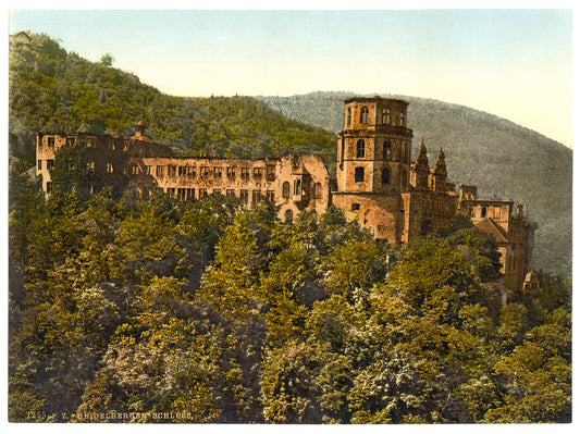 A picture of The Castle, seen from the Terrace, Heidelberg, Baden, Germany
