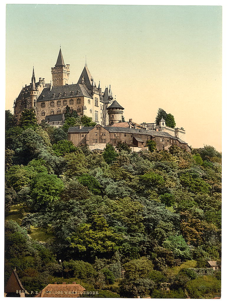 A picture of The castle, Wernigerode, Hartz, Germany