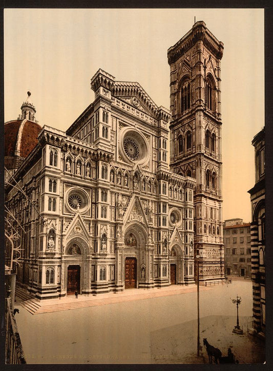 A picture of The Cathedral and campanile, Florence, Italy