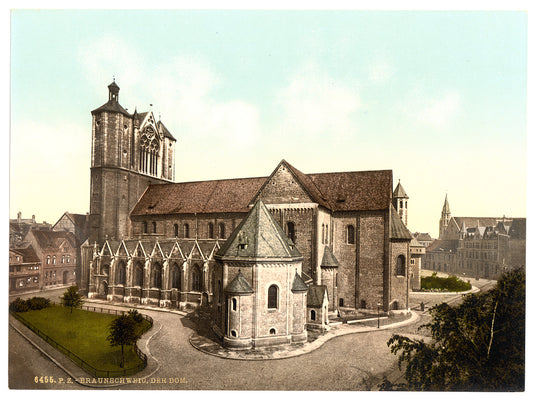 A picture of The cathedral, Brunswick (i.e. Braunschweig), Germany