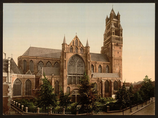 A picture of The Cathedral of St. Sauveur, Bruges, Belgium