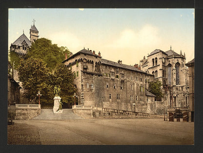 A picture of The Chateau and the monument Maistre, Chambéry, France