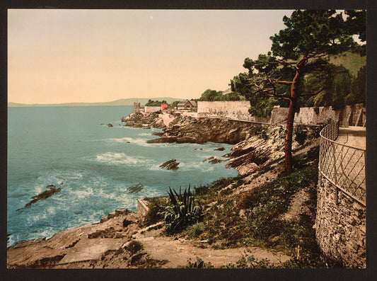 A picture of The cliffs, Nervi, Genoa, Italy