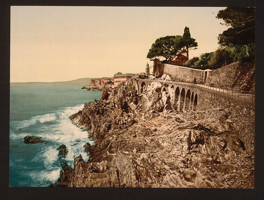 A picture of The Cliffs of Quinto, Nervi, Genoa, Italy