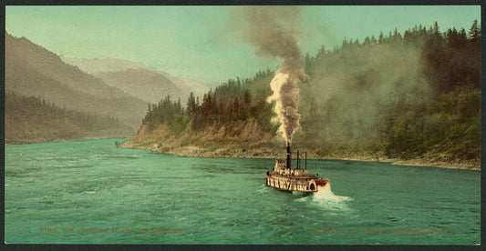 A picture of The Columbia below the Cascades