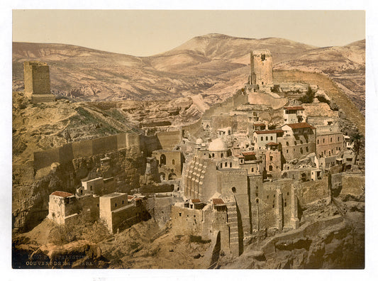 A picture of The convent, Mar-Saba, Holy Land, (i.e., West Bank)