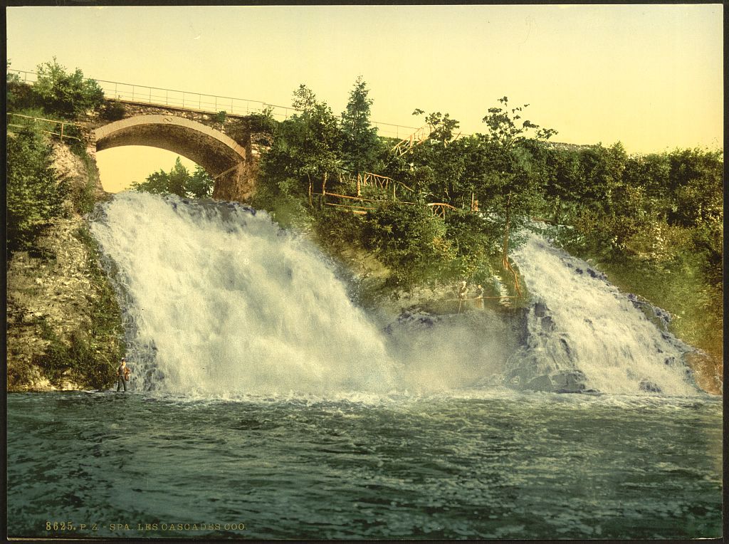 A picture of The Coo waterfalls, Spa, Belgium