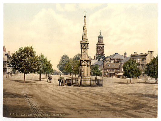 A picture of The Cross and horse fair, Banbury, England