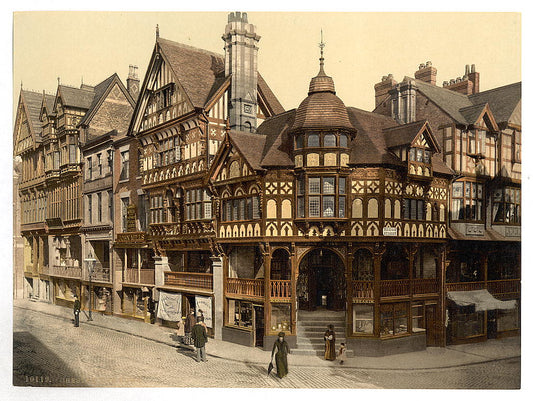 A picture of The Cross and Rows, Chester, England