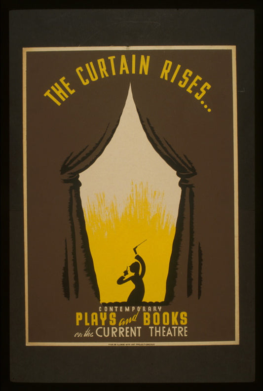 A picture of The curtain rises ... Contemporary plays and books on the Current Theatre.