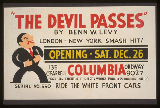 A picture of "The devil passes" by Benn W. Levy