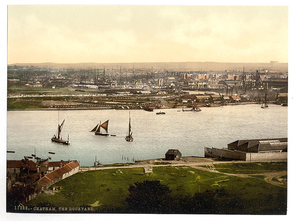 A picture of The dockyard, Chatham, England