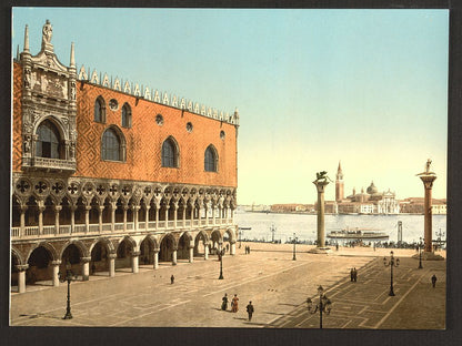 A picture of The Doges' Palace and the Piazzetta, Venice, Italy