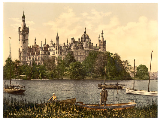 A picture of The ducal castle, east side, Schwerin, Mecklenburg-Schwerin, Germany