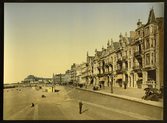 A picture of The embankment and Kursaal, (i.e., Cursaal), Ostend, Belgium