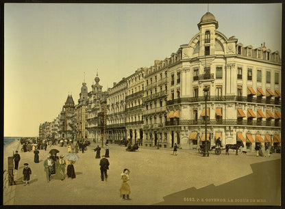 A picture of The embankment and Kursaal, (i.e., Cursaal), Ostend, Belgium