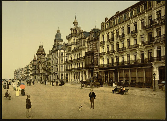 A picture of The embankment, Ostend, Belgium