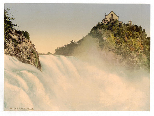 A picture of The Falls of the Rhine, from the Rock, Schaffhausen, Switzerland