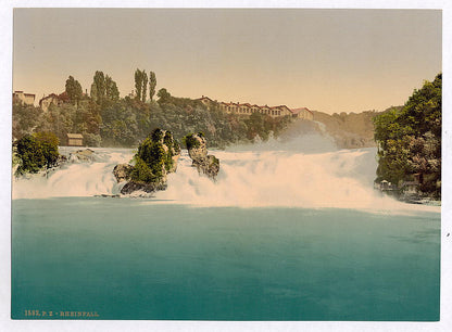 A picture of The Falls of the Rhine, from the Schlossli, Schaffhausen, Switzerland