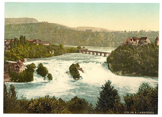 A picture of The Falls of the Rhine, general view, Schaffhausen, Switzerland