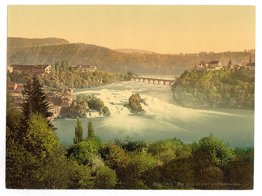 A picture of The Falls of the Rhine, general view, Schaffhausen, Switzerland