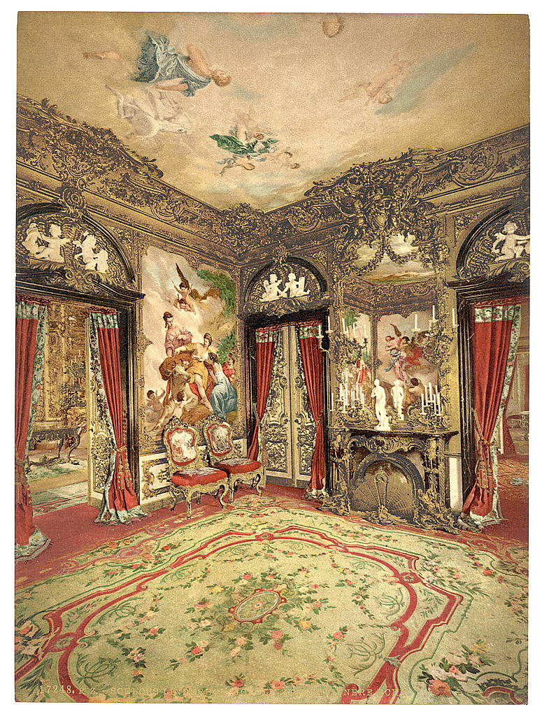 A picture of The Gobelin Tapestries, Linderhof Castle, Upper Bavaria, Germany