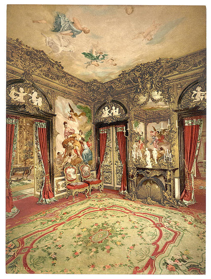 A picture of The Gobelin Tapestries, Linderhof Castle, Upper Bavaria, Germany