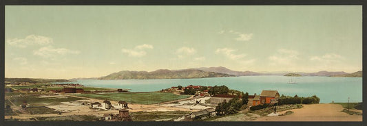 A picture of The Golden Gate and Mt. Tamalpais