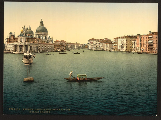 A picture of The Grand Canal, Santa Maria della Salute, Venice, Italy