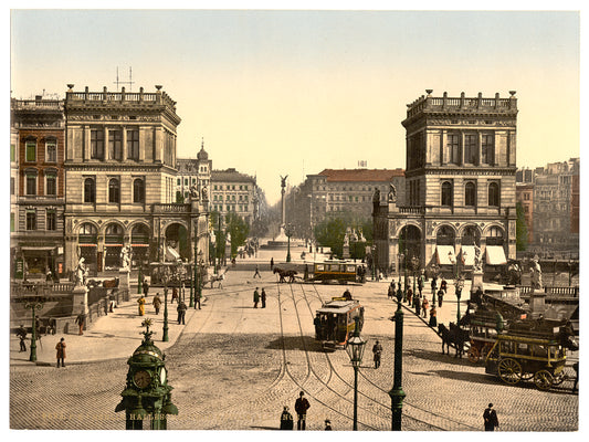 A picture of The Halle Gate and Belle Alliance Square, Berlin, Germany