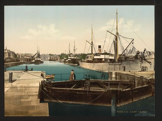A picture of The harbor, Caen, France