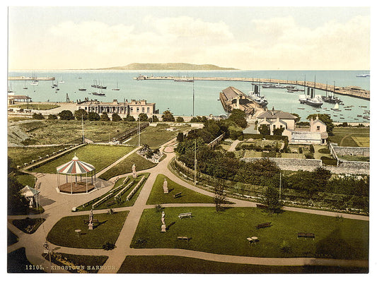 A picture of The Harbor, Kingstown. County Dublin, Ireland