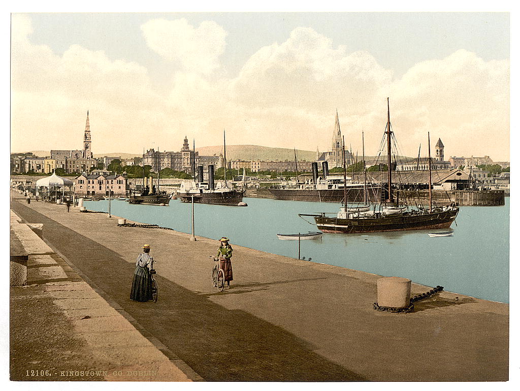 A picture of The Harbor, Kingstown. County Dublin, Ireland