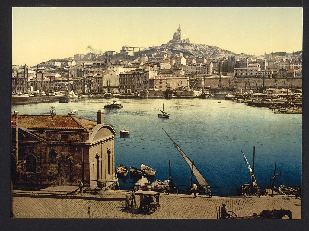 A picture of The harbor, Marseilles, France