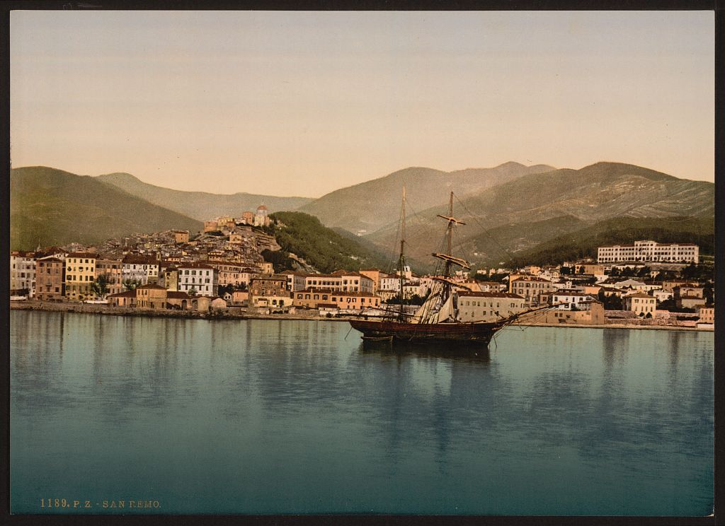 A picture of The harbor, San Remo, Riviera