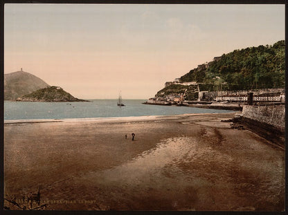 A picture of The harbor, San Sebastián, Spain