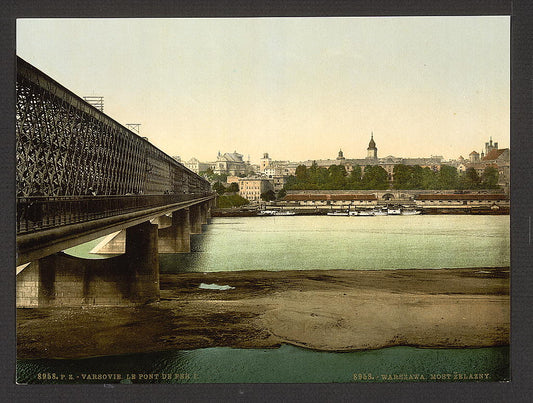 A picture of The Iron bridge, Warsaw, Poland